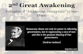 Second Great Awakening...-2nd GA: Protestant revival of faith that led to increased membership in Baptist and Methodist and other denominations-Focused on “spiritual reform”-Led