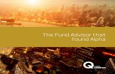 The Fund Advisor that found Alpha - Quadron CapitalThe Fund Advisor that found Alpha uadroncapital. The Fund Advisor ThAT Found AlphA 4 Economies are built by ... architecture to create