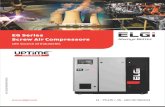 EG Series Screw Air Compressors · ELGi, established in 1960, designs and manufactures a wide range of air compressors. The company has gained its reputation for design and manufacture