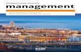 management - EADA...(3) General Management: Branding & Communication, Global Sports Management, Strategic Accounting, Change and Crisis Management, Management of Execution Electives