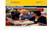 WDI IMPACT REPORT: Improving Business Education in the ... that examined a company or organization in the Philippines. A WDI ... in Cebu City and Iloilo City - to better represent