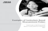 Examples of Curriculum-Based Measurement Probes of CBM probes.pdf| Examples of Curriculum-Based Measurement Probes Table of Contents 1 Using MI Content Expectations as Universal Learning