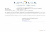 REQUEST FOR PROPOSAL #1600 #1600 RFP Women'… · Page 3 of 29 RFP #1600 Bus Charter Service for the KSU Women’s Lacrosse Team, 2019 Season Issued December 3, 2018 1.0 PROJECT TIMELINE