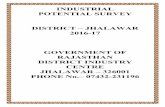 INDUSTRIAL POTENTIAL SURVEY DISTRICT – JHALAWAR - …plan.rajasthan.gov.in/content/dam/industries/CI/DIC... · INDUSTRIAL POTENTIAL SURVEY DISTRICT – JHALAWAR 2016-17 GOVERNMENT