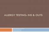 ALLERGY TESTING: INS & OUTS - Utah Department of Healthhealth.utah.gov/asthma/pdfs/telehealth/AllergyTesting.pdfAllergy Testing: Ins & Outs ... Potential Benefit ... affinity IgE receptor