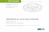 MODULE CATALOGUE - WiSo-Fakultät · good mathematical and analytical skills, ability to think abstractly and conceptually, good communication skills in German and English, ability