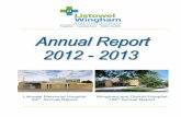 Wingham and District Hospital Annual Report · • The Wingham & District Hospital finished the fiscal year with a deficit of $195,000 which is a decline from the small surplus last