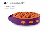Logitech® X50 Product ManualProduct Manual. Logitech 50 2 Contents English 3 Deutsch 8 ... El radio de acción Bluetooth de X50 es aproximadamente de 10 metros. Si el dispositivo