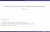 Weinan E - Princeton Universityweinan/ICIAM.pdfMachine Learning: Mathematical Theory and Scienti c Applications Weinan E Joint work with: Jiequn Han, Arnulf Jentzen, Chao Ma, Zheng
