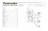 Spare part and maintenance list for Pentruder 8 …...Unit: Date Rev File Spare part and maintenance list for Pentruder 8-20HF and 8-20iQ Wall saw Pentruder 8-20HF Pentruder 8-20iQ
