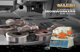 HYDRAULIC IRONWORKERS - Baileigh...Hydraulic Ironworker is the perfect addition to any fabrication shop where punching, shearing, and notching is required in plate, bar, and various