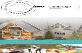Cambridge · 2020-03-14 · Cambridge Cool Colors are engineered to comply with California’s Title 24, Part 6, cool roof requirements. Specific shingles in the series further meet