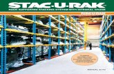 RACK SUPPORTED STACKING SYSTEM WITH INTEGRAL CRANE · 2017-12-11 · stacker crane is designed with a 3 to 1 safety factor. The motorized 2000, 4000 and heavy duty 6000 lb. systems