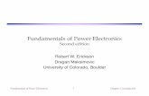 Fundamentals of Power Electronics...Fundamentals of Power Electronics Chapter 1: Introduction20 1.2 Several applications of power electronics Power levels encountered in high-efficiency