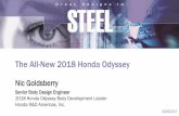 The All-New 2018 Honda Odyssey/media/Files/Autosteel/Great... · GDIS2017 The All-New 2018 Honda Odyssey Nic Goldsberry Senior Body Design Engineer 2018 Honda Odyssey Body Development