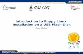 Introduction to Puppy Linux: Installation on a USB Flash Disk · 2010-07-02 · Alex Gotev – Introduction to Puppy Linux: installation on a USB Flash Disk 11 Novara, 2009-10-24