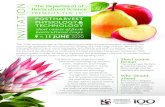 POSTHARVEST PHYSIOLOGY TECHNOLOGY...technology applicable for the postharvest handling of a wide range of South African crops, including deciduous fruit, citrus, vegetables, ornamentals
