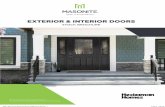 EXTERIOR & INTERIOR DOORS€¦ · EXTERIOR & INTERIOR DOORS STOCK BROCHURE NOTE: Exterior doors are primed only. All painting and staining to be done onsite by others. HMH-19001-2019-HeckamanHomes-4pgBrochure-P3.indd