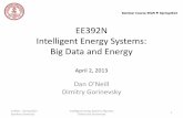 EE392N Intelligent Energy Systems: Big Data and Energy€¦ · Intelligent Energy Systems: Big Data and Energy April 2, 2013 Dan ONeill Dimitry Gorinevsky Seminar Course 392N ...