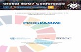 PROGRAMME - Sustainable Development€¦ · day-long programme designed to facilitate sharing of experiences from on-going partnerships and provide a global launching pad for new