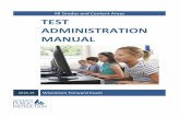 Test Administration Manual - Wisconsin Department of ...€¦ · Wisconsin Forward Exam Test Administration Manual Developed by The Wisconsin Department of Public Instruction Office