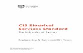 CIS Electrical Services Standard€¦ · CIS Electrical Services Standard - Final CIS-PLA-STD-Electrical Services 002 Date of Issue: 18 September 2015 1 1 PURPOSE The CIS Electrical