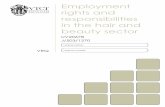 Employment rights and responsibilities in the hair and ... · Employment rights and responsibilities in the hair and beauty sector It is the aim of this unit to develop your knowledge