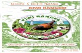 KIWI RANGER! - WordPress.com · Travelling across the water to Tiritiri Matangi is a journey both back in time to what this country used to be like, and also forward to what it could