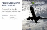 PROCUREMENT Federal Aviation Administration READINESS Readiness Trainin… · statement is a business resume that provides a business’ identification, abilities, and relevant corporate