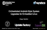 Upgrades for Embedded Linux Diego Rondini Orchestrated ... Diego Rondini Orchestrated Android-Style