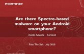 Are there Spectre-based malware on your Android smartphone? · Smartphone Processor(s) Huawei Honor 8x ARM Cortex A53 Samsung Galaxy S6 1 x ARM Cortex A57 + 1 x ARM Cortex A53 Samsung
