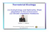 Terrestrial Ecology - CNR · Nearby optimal solutions of NCP: to take into account structural model and measurement errors Optimization Differential Evolution Adaptive Metropolis