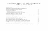 CAPTAIN MALCOLM KENNEDY & JAPAN, 1917-1945/file/Kennedy... · captain malcolm kennedy & japan, 1917-1945 introduction 2 family background and early years, 1895-1917 4 anglo-japanese