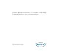Dell Precision Tower 3620 Uputstvo za vlasnika · 6 sekundi da biste ih isključili. Nakon rada u unutrašnjosti računara Nakon što završite bilo koju proceduru zamene, a pre nego