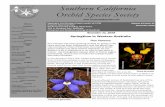 Southern California Orchid Species Society · coastal California, Chile, and the Southwest Cape of South Africa. A Mediterranean climate is one in which the winter is cool and wet