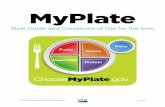 MyPlate - Rhizomearchive.rhizome.org/.../downloads/MyPlate/MyPlateGraphicsStandard… · The MyPlate icon and web address should be credited to the U.S. Department of Agriculture
