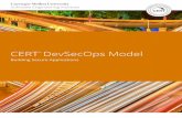 CERT DevSecOps Model€¦ · How We Can Help We help you establish robust DevOps capabilities by following a process in which we do the following. Analyze—Analyze your organization’s