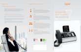Gigaset Pro for businesses. Gi - internetvoipphone · With Gigaset Pro, we have adapted the user-friendliness of the consumer market for use in the business sector. Gigaset Pro offers