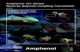 Amphenol GT Series Reverse Bayonet Coupling Connectors · Amphenol GT Series Reverse Bayonet Coupling Connectors Amphenol 12-024-8 ® Ruggedized Connector Series for Rail/Mass Transit