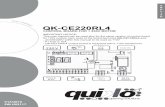 QK-CE220RL4 ENG ITA V16 HS2119 - Quiko Italy MANUALS/99 ELECTRO… · 5 of 12 Stand By The gate is completely closed and the safety devices are unactivated. The control board is ready