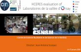 CSNSM HCERES evaluation of IMNC Laboratoires de la vallée ...€¦ · Search for neutrinoless double beta decay !Demonstrateur CUPID-Mo Installation at LSM Modane of pilot expérience
