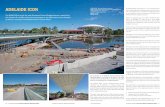 ADELAIDE ICON - ANCR · 130 sa proJeCt Feature RRB PTR BRIDGE australian national ConstruCtion reieW sa proJeCt Feature RRB PTR BRIDGE 131 ADELAIDE ICON The $39M 255m long & 8m wide