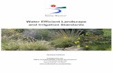 Water Efficient Landscape and Irrigation Standards · Water-Efficient Landscape and Irrigation Standards revised 10/25/2016 5 Section 1: Definitions AA. Irrigation System. Any system,
