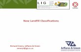 New Landfill Classifications - IWMSA · •Australian-based (leaching) system. Past system used was from Minimum Requirements for Disposal by Landfill, 1998 and Minimum requirements