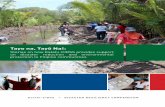 Tayo na, Tayô Na! - Department of Social Welfare and ...€¦ · Tayo na, Tayô Na!: Stories on how Kalahi-CIDSS provides support on disaster reduction and environmental protection