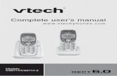 Complete user’s manual - vt.vtp-media.comvt.vtp-media.com/media/p/document2/products/{C4C2908B-30A4-40… · Congratulations on purchas ng your new VTech product. Before us ng th