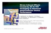 Stress-induced Effects Caused by 3D IC TSV Packaging in ...€¦ · Stress-induced Effects Caused by 3D IC TSV Packaging in Advanced Semiconductor Device Performance V. Sukharev a,