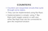 COUNTERS - ttcel.weebly.comttcel.weebly.com/uploads/2/6/3/5/26359962/eee122ch6counters.pdf · BCD Binary counter Ring counter Johnson counter. Ripple counters • use complemented
