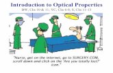 Introduction to Optical Propertiesatlas.physics.arizona.edu/~shupe/Physics_Courses/Phys_586_S2015… · • The energy of the light is not spread but propagates like particles . (particles)