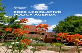 2020 LEGISLATIVE POLICY AGENDA - fcgov.com€¦ · LEGISLATIVE REVIEW COMMITTEE The Legislative Review Committee (LRC) is a representative group of Council members that reviews and